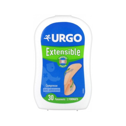 URGO Extensible 30 Pansements 2 Formats-15417