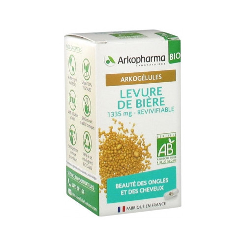 ARKOPHARMA Arkogélules Levure de Bière Bio 45 Gélules-15425 ARKOPHARMA Arkogélules Levure de Bière Bio 45 Gélules-15425
