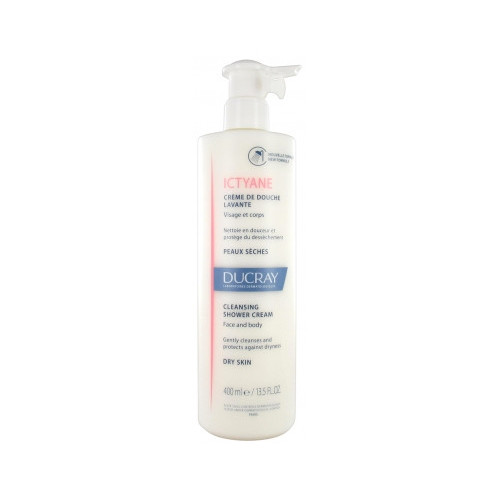 DUCRAY Ictyane Crème de Douche Lavante Peaux Sèches 400 ml-15455 DUCRAY Ictyane Crème de Douche Lavante Peaux Sèches 400 ml-15455