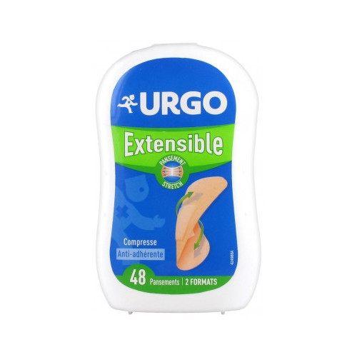 URGO Extensible 48 Pansements 2 Formats-15458
