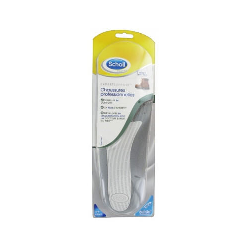 SCHOLL ExpertSupport Semelles de Confort Chaussures Professionnelles Taille 2 (41,5-46,5) 1 Paire-15487