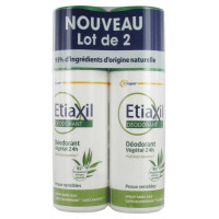 ETIAXIL Déodorant Végétal 24H Spray Lot de 2 x 100 ml-15495