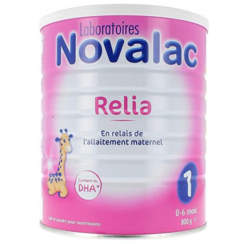 Relia lait 1er âge 800 g Novalac