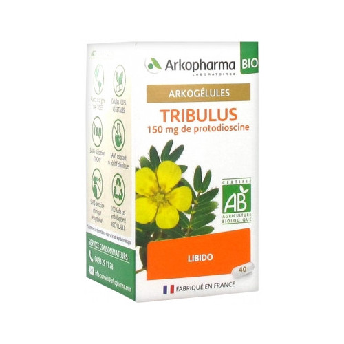 ARKOPHARMA Arkogélules Tribulus Bio 40 Gélules-15584 ARKOPHARMA Arkogélules Tribulus Bio 40 Gélules-15584