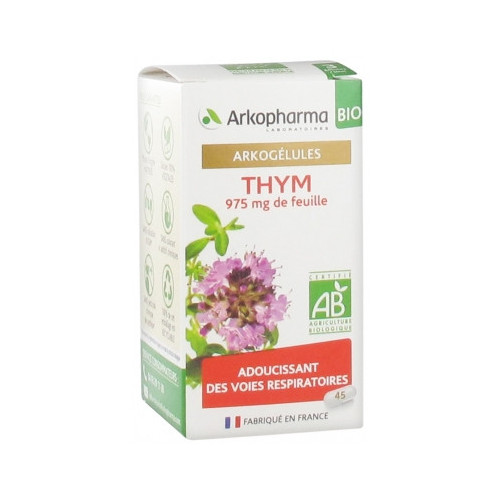 ARKOPHARMA Arkogélules Thym Bio 45 Gélules-15590 ARKOPHARMA Arkogélules Thym Bio 45 Gélules-15590