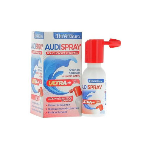 AUDISPRAY Audispray Bouchons de cérumen - Spray de 20 ml-15592