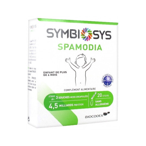 BIOCODEX Symbiosys Spamodia 20 Sticks-15595 BIOCODEX Symbiosys Spamodia 20 Sticks-15595