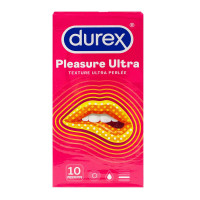 Pleasure Ultra 10 préservatifs lubrifiés ultra perlés 52mm