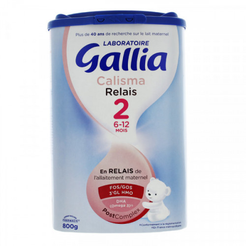 Lait Calisma Relais 2 - Lait 6-12 mois LABORATOIRE GALLIA