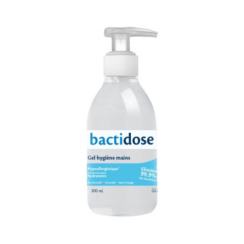 GILBERT Bactidose Gel Hygiène Mains 300 ml-15622