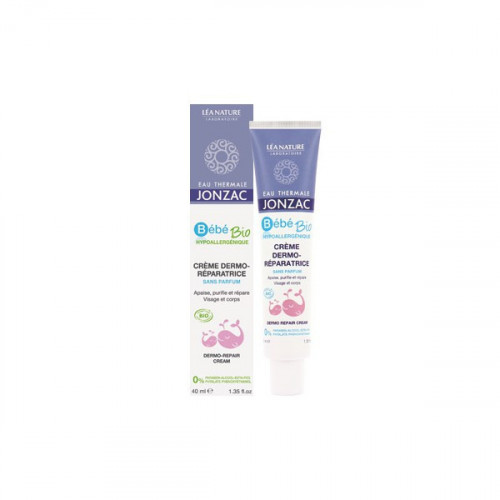 JONZAC Bébé Crème dermo-réparatrice Bio 40 mL-15631 JONZAC Bébé Crème dermo-réparatrice Bio 40 mL-15631
