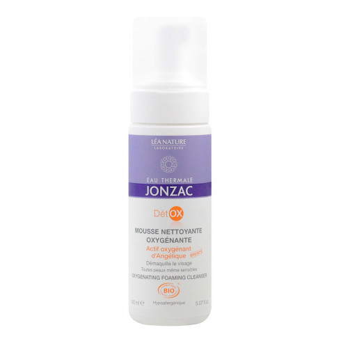 JONZAC Détox Mousse Nettoyante Oxygénante 150ml-15639 JONZAC Détox Mousse Nettoyante Oxygénante 150ml-15639