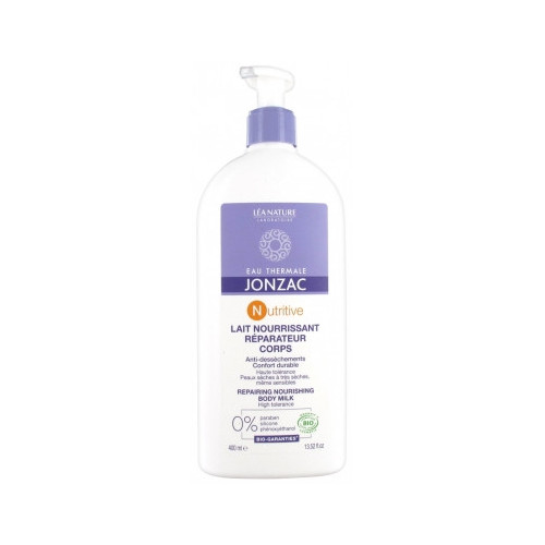 JONZAC Nutritive Lait Nourrissant Réparateur Corps Bio 400 ml-15674