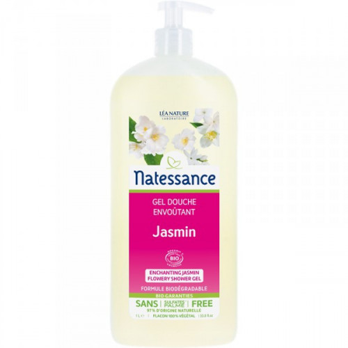 NATESSANCE Gel douche Jasmin envoûtant 1L-15728