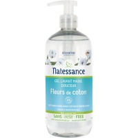 NATESSANCE Gel lavant mains douceur fleurs de coton 500ml-15740