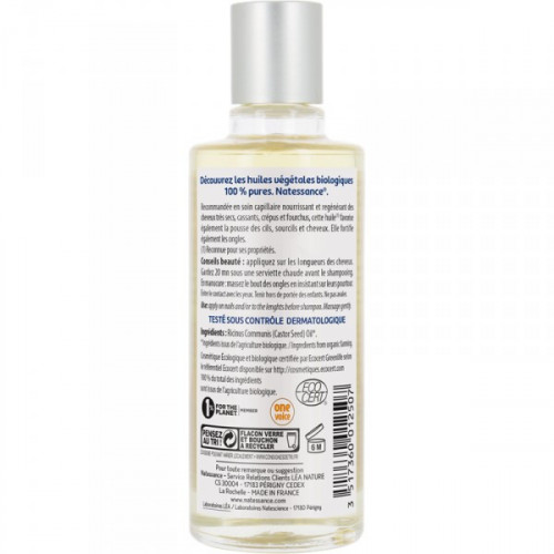 Huile de Ricin Bio - Fortifie et régénère - 100ml