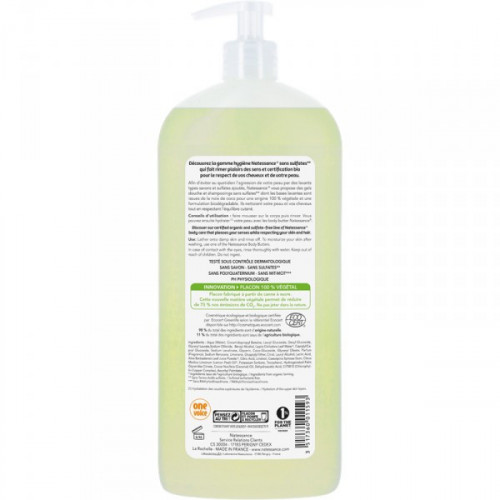 Shampooing Douche Verveine Citronnée tonifiant 1L