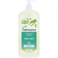 NATESSANCE Gel douche aloe vera ressourçant 1L-15761