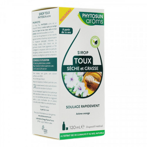 PHYTOSUN AROMS Phytosun Arôms sirop toux 120ml-15780