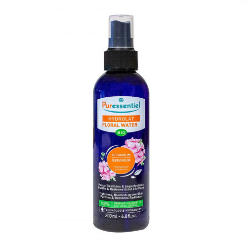 PURESSENTIEL Hydrolat géranium peau tiraillée 200ml-15788 PURESSENTIEL Hydrolat géranium peau tiraillée 200ml-15788