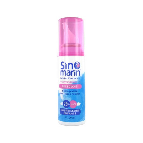 SINOMARIN Solution d'Eau de Mer Nez Bouché Nourrissons Enfants 100 ml-15799 SINOMARIN Solution d'Eau de Mer Nez Bouché Nourrissons Enfants 100 ml-15799