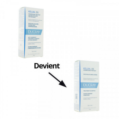 DUCRAY Kelual DS shampooing traitant pellicules sévères 100ml-15952 DUCRAY Kelual DS shampooing traitant pellicules sévères 100ml-15952