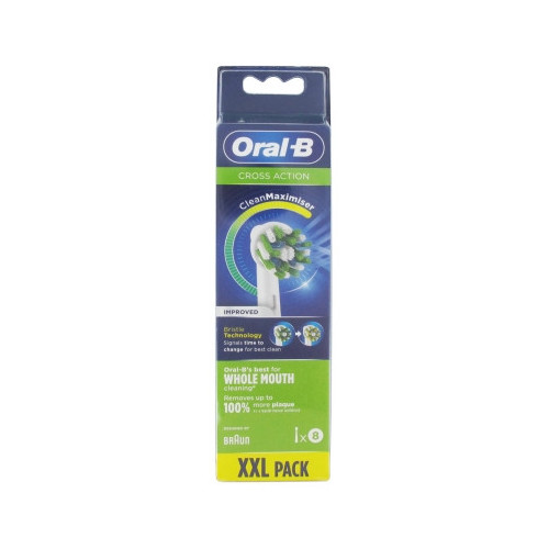 ORAL B Cross Action 8 Brossettes XXL Pack-15955 ORAL B Cross Action 8 Brossettes XXL Pack-15955