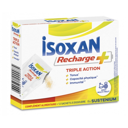 ISOXAN Recharge+ 12 Sachets Triple Action-15959