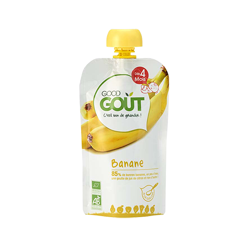 GOOD GOUT Banane Gourde Fruits bio 120 g-16059 GOOD GOUT Banane Gourde Fruits bio 120 g-16059