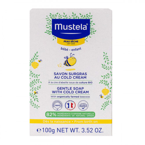 MUSTELA Bébé savon surgras Cold Cream 100g-16164 MUSTELA Bébé savon surgras Cold Cream 100g-16164