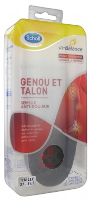 Scholl Expertsupport Semelles Anti Douleur 37 39.5 Genou Talon