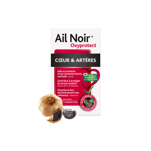 Nutreov Ail Noir 30 Comprimés - Soutien Cœur et Cholestérol