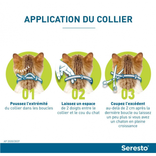 ELANCO Seresto Collier Anti Puce Chat - Protection 8 mois - Pharma360