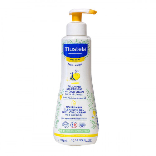Mustela gel nettoyant bébé 2 en 1 - Corps et cheveux - Sans savon
