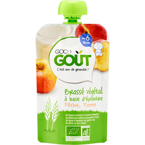 GOOD GOUT BRASSÉ VÉGÉTAL À BASE D’ÉPEAUTRE POMME PÊCHE-16333 GOOD GOUT BRASSÉ VÉGÉTAL À BASE D’ÉPEAUTRE POMME PÊCHE-16333