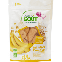 GOOD GOUT Carrés Banane Dès 8 Mois Bio 50 g-16341