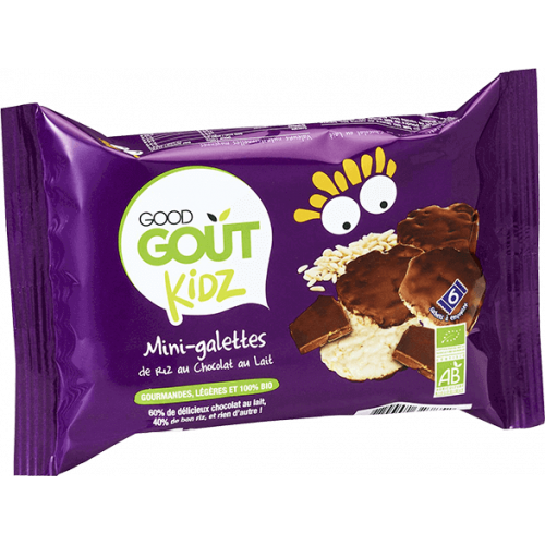 GOOD GOUT MINI-GALETTES DE RIZ AU CHOCOLAT AU LAIT-16351 GOOD GOUT MINI-GALETTES DE RIZ AU CHOCOLAT AU LAIT-16351