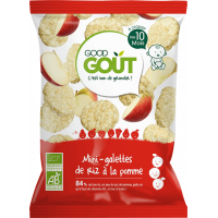 GOOD GOUT Mini-Galettes de Riz à la Pomme Dès 10 Mois Bio 40 g-16353