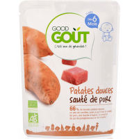 GOOD GOUT Patates Douces Sauté de Porc dès 6 Mois Bio 190 g-16363