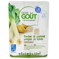 GOOD GOUT Fondue de Poireaux Pommes de Terre Cabillaud dès 6 Mois 190 g-16369