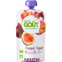 GOOD GOUT Pomme Figue dès 4 Mois Bio 120 g-16373
