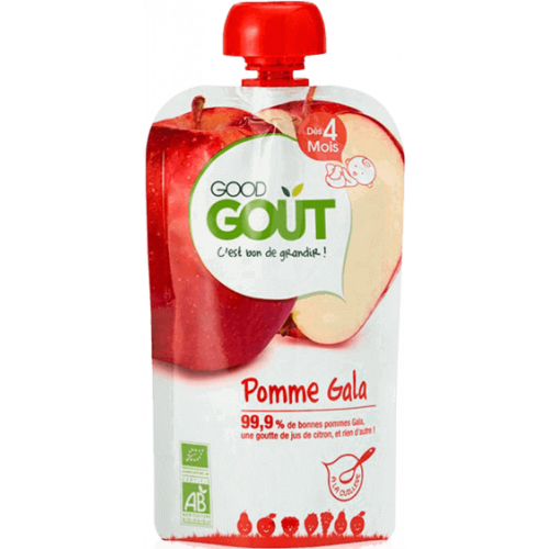 GOOD GOUT Pomme Gala dès 4 Mois Bio 120 g-16377