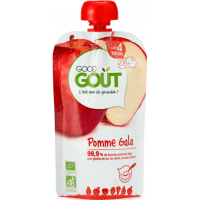 GOOD GOUT Pomme Gala dès 4 Mois Bio 120 g-16377