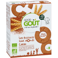 Biscuits Tout Ronds Cacao Dès 10 Mois Bio 20 Biscuits