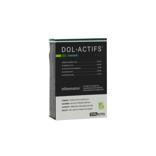 SYNACTIFS Synactifs Dolactifs Bio 15 Gélules Inflammation-16447 SYNACTIFS Synactifs Dolactifs Bio 15 Gélules Inflammation-16447