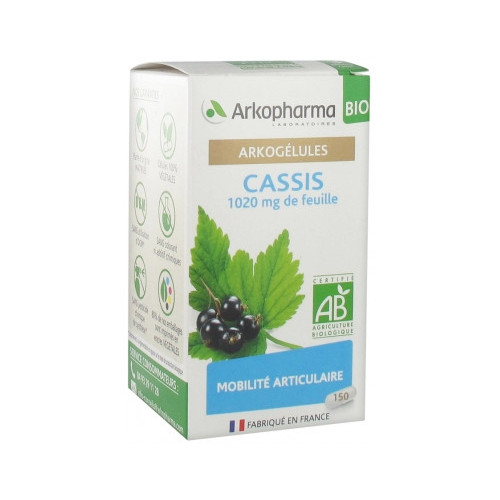 ARKOPHARMA Arkogélules Cassis Bio 150 Gélules-16453 ARKOPHARMA Arkogélules Cassis Bio 150 Gélules-16453