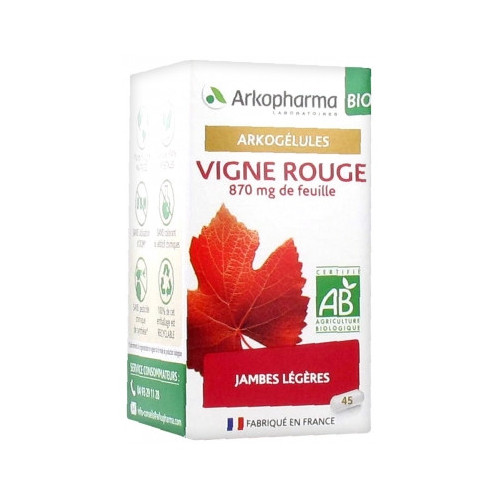 ARKOPHARMA Arkogélules Vigne Rouge Bio 45 Gélules-16456
