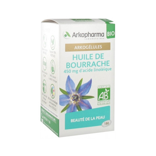 ARKOPHARMA Arkogélules Huile de Bourrache Bio 180 Capsules-16457