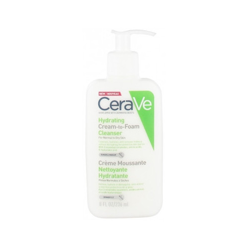 CERAVE Crème Moussante Nettoyante Hydratante Visage 236 ml-16491 CERAVE Crème Moussante Nettoyante Hydratante Visage 236 ml-16491