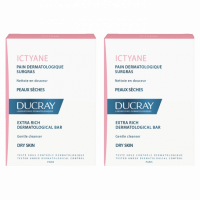 DUCRAY ICTYANE - Pain Dermatologique Surgras Peaux Sèches, 2x100g-16510